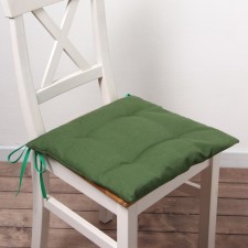 Sitting for chair Ethel Freedom Green 42x42cm, 56%linen, 44%HL 405 g/m2