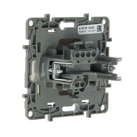Legrand Etika 672305, 10 A, 1 key, hidden, ivory bone-1