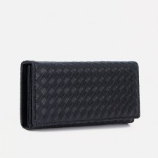 Women's wallet on a magnet, black color