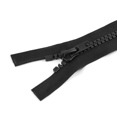 Lightning "Tractor", No. 10, detachable, detachable, automatic lock, 80 cm, black color-1