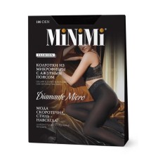 Колготки женские MiNiMi Diamante Micro, 100 den, размер 3, цвет nero