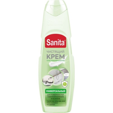 Universal cream Sanita, "green tea and lime", 600 g-5