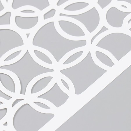Plastic stencil "Rings" 16x24 cm-2