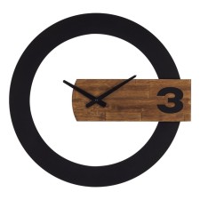 Wall clock, interior from metal 