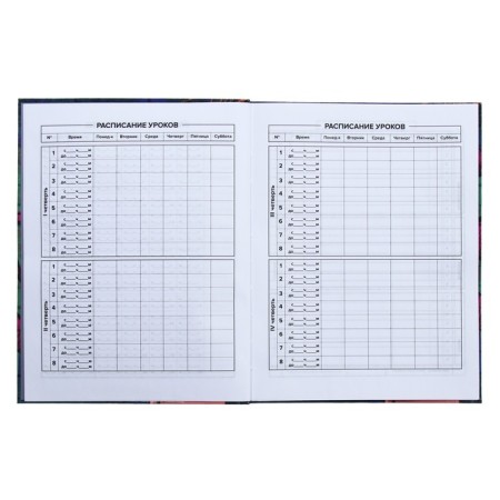 Universal Grade 1-11 Diary, 48 Graffiti sheets, integral cover, matte lamination, selective UV-fluid, congructor-6