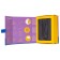A multifunctional stimulator for pairs of Satiffyer Partner Candy Cane, silicone, black color