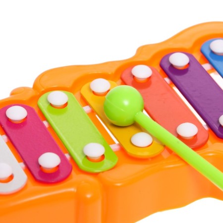 The metallophone is curly, the color is orange-2