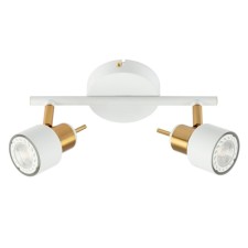 Almach lamp, 2x40W GU10, white color