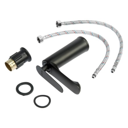 Zein Z2077F sink mixer, 35 mm cartridge, brass, black-8