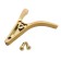 Furniture hook Cappio Fox, two -rod, matte gold