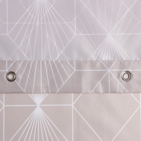 The bathroom curtain "Geometry", 145 × 180 cm-4