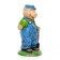 Garden figure "Piglet with a shovel" 33x38x71cm