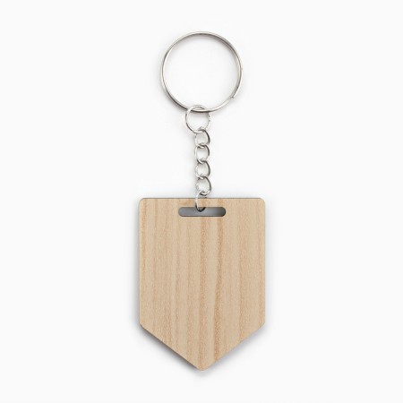 A wooden key keychain "Dad can do everything", 3.7 x 5 cm-3