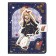 Gift notebook, A6, 100 sheets, a colored block, with a curly knife on a magnet, "anime", mix