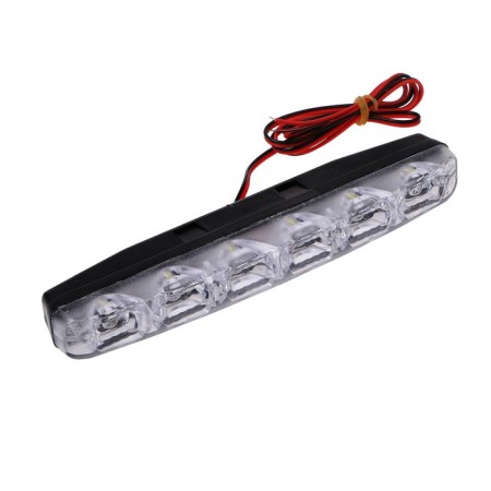 SkyWay's daily running lights, 12 V, 6 diodes, 6 watts, 155x35x20 mm, set 2 pcs