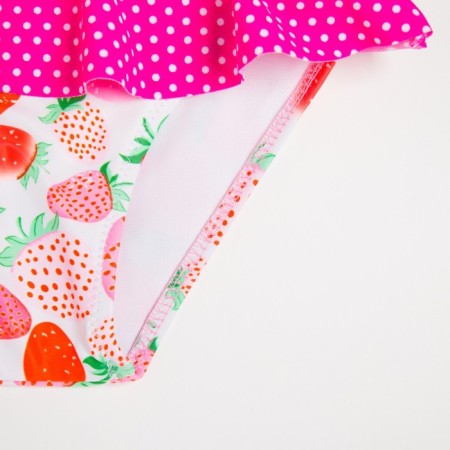 Bathing swimming trunks for girls Minaku with a bow, height 86-92 cm-1