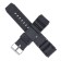 22 mm watch strap, silicone, L-22 cm, black