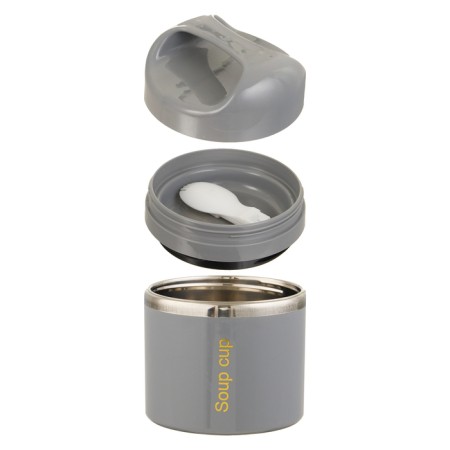 Lunch box, 630 ml, retains heat 2 hours, gray-1