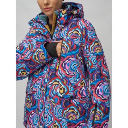 Ski suit female, size 44, blue color-28