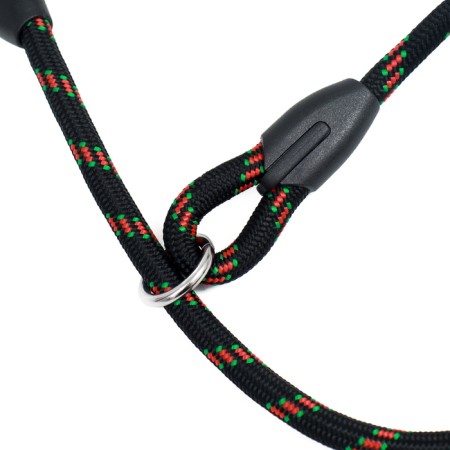 Collar - dog noisy, 0.8 x 45 cm, black and red-2