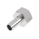 STI fitting, 1/2 "x 12 mm, internal, nickelized brass