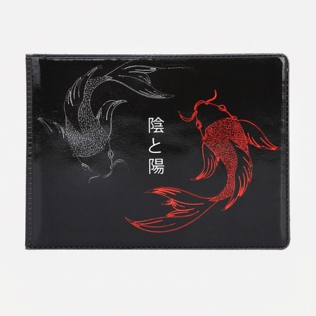 Cover for a student ticket, black color