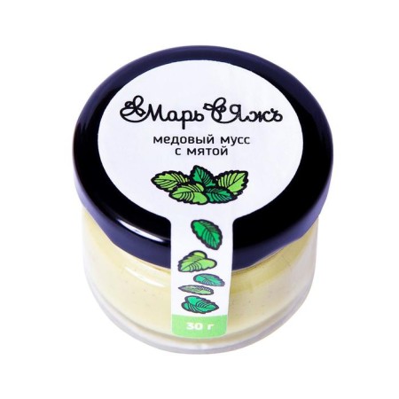 Honey mousse "Mary & Yazh", with mint, 30 g-3