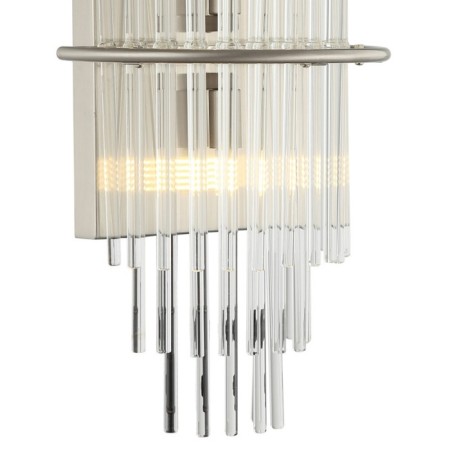 Wall lamp Eclipse 2xg9 LED 5W, size 25x15x48 cm, color nickel-2