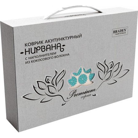 Acupuncture rug Bradex "Nirvana", 72x44x2 cm, with filler made of coconut fiber-8