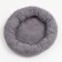 Lesse for dogs and cats "Comfort", soft fur, 45 x 35 x 11 cm, gray