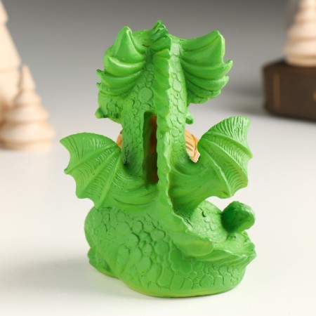Piglite Polystone "Dragon with big eyes with a barrel/chest" mix 7x7x10.5 cm-3
