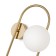 Bra Freya Fr5233WL-04BS Inversion, 240x165x720 mm, G9, 4x25W, brass color