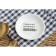 Ceramic “Love” sauce, 8.8 cm, white color