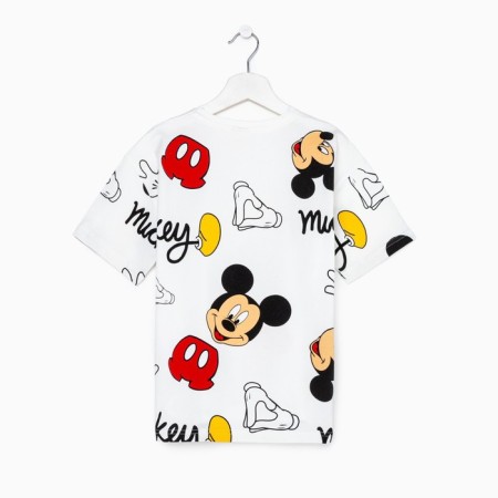 Children's Mickey T-shirt, white color, height 122-128 cm (7-8 years)-6