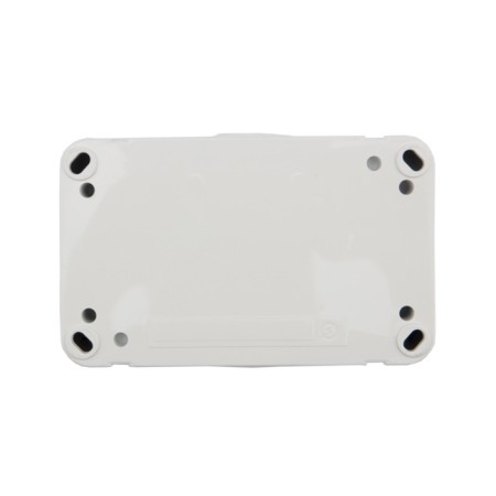 Horizontal block 2 sockets (ceramics) mini ip54 with grounding, o/y, white kranz-5