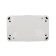 Horizontal block 2 sockets (ceramics) mini ip54 with grounding, o/y, white kranz