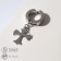 Mono-serg "Cross", color silver