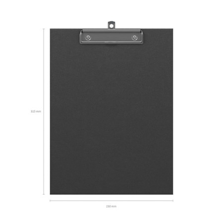 A tablet with A4 clamp, 2 mm, Erichkrause Standard, Bumvinyl, Black¶-3