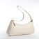 Bag Women's Baget with a zipper, white color