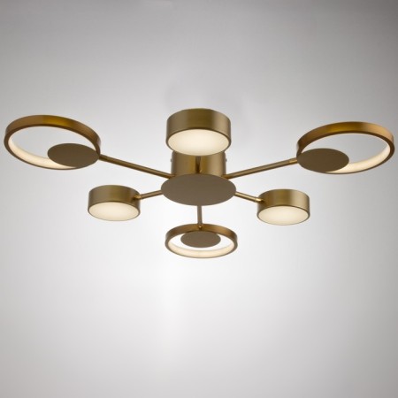 Causteen with PDU 2301/6GD LED 120W 3000-6000K gold 75x75x8 cm Bayerlux-1