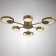 Causteen with PDU 2301/6GD LED 120W 3000-6000K gold 75x75x8 cm Bayerlux
