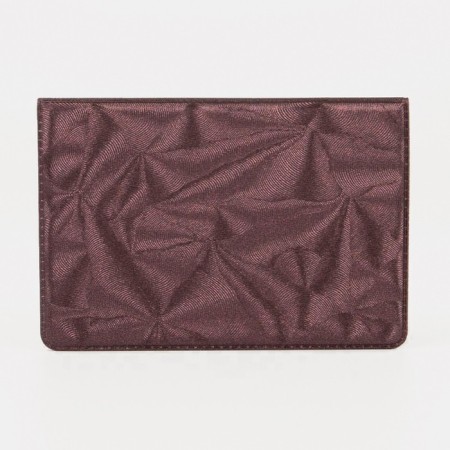 Cover for travel ticket, burgundy color-1