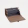 Women's wallet on magnets, brown color