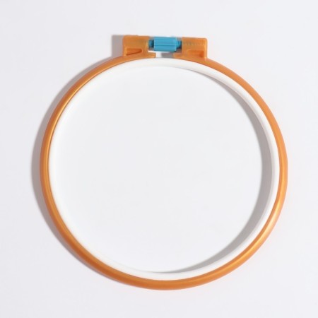 Cross -embroidery set: canvas without a beige pattern, 30 × 40 cm, hoop d = 16 cm, color mix-2
