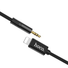 Audio cable Hoco UPA13, Jack 3.5 mm (M) - Lightning, 1 m, black