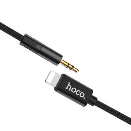 Audio cable Hoco UPA13, Jack 3.5 mm (M) - Lightning, 1 m, black