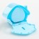 Cooling rodent house, 13.5 x 9 x 10.5 cm, blue