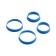 Set of gaskets "STM" SPRSSET, for siphon, conical, 32 mm, 40 mm, 2+2 pcs.