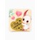 Magnet with a stamp-layer, "for mommy", 7 × 7 cm