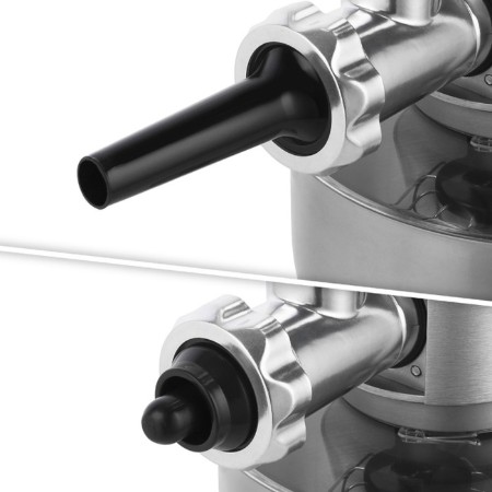 Mixer KitFort KT-1350, Planetarny, 1300 W, 6 l, 6 speeds + impulse, silver-2